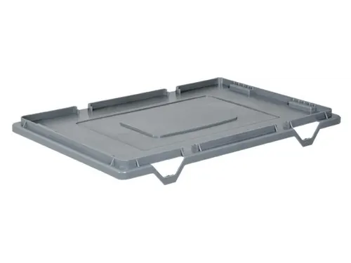 Stolpdeksel Voor Euronorm Draaistapelbak 600x400mm Grijs