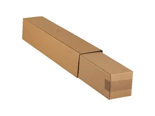 Vierkante koker IEZZY 750x120x120mm bruin bodem - 2