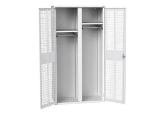 universele kast,HxBxD 2000x1050x550mm,2xStalen bodem,scheidingswand - 1