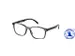 Leesbril I Need You +2.50 dpt Lucky grijs-zwart