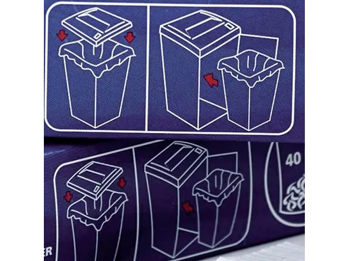 AS1000 Plastic afvalzakken grote kantoorpapiervernietigers 115 liter