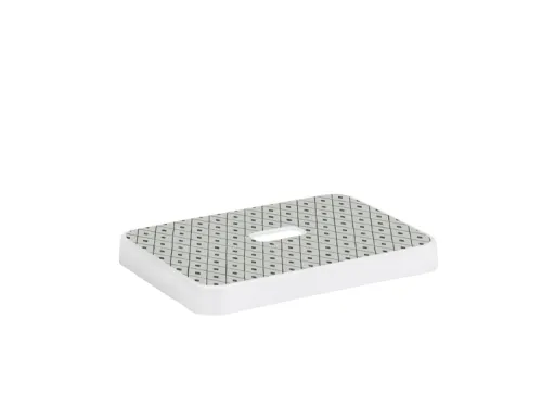 #Deksel Sigma Home 5L Romantisch transp. 24x16,5x 2,5 cm