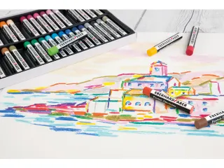 Oliepastelkrijt Eberhard Faber 11mm doos a 36 st assorti - 4