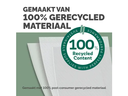Voorblad Fellowes A4 PET 150 micron recycled transparant