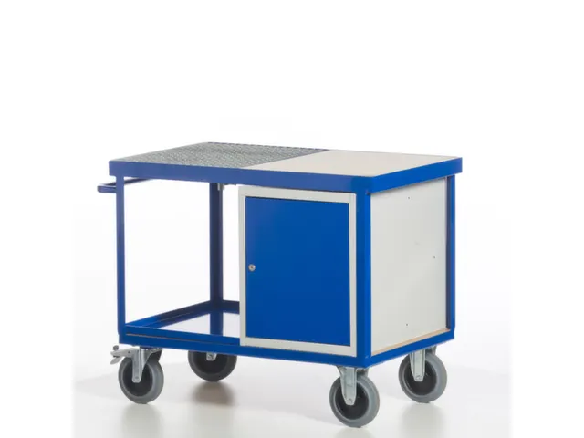 chariot-armoire,force 600kg,2plateau(x),plateau Lxl 1150x700mm