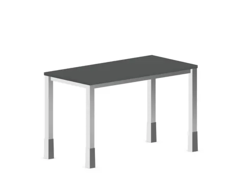 In hoogte verstelbaar bureau,HxBxD 720-840x1200x600mm,MS-donkergrijs
