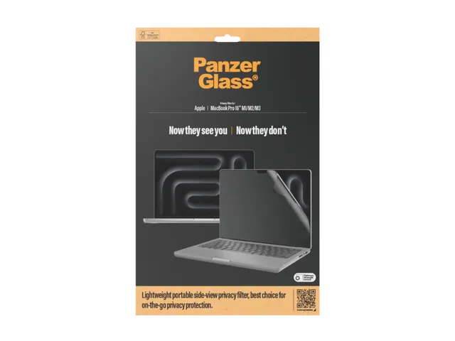 PanzerGlass Privacy Filter MacBook Pro 16 inch | M1 | M2 | M3 | M4,