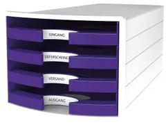 Ladekast HAN Impuls met 4 open laden paars