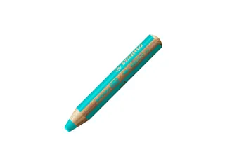 Kleurpotloden STABILO 880 woody 3 in 1 multitalent turquois - 1