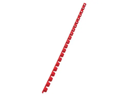 Bindrug GBC 8mm 21-rings A4 rood 100stuks
