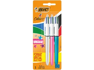 Colours Shine 4-kleurenbalpen medium 3 stuks - 1