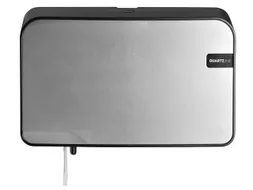Toiletpapierdispenser Quartzline Q2 klein duo zilver 441092