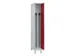 locker voor scheiding van kleding,HxBxD 1950x300x500mm,1vak