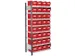 bac à bec,rayonnage suivant,HxlxP 2000x1000x400mm,32bacs PE