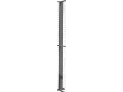 steun,v. scheidingswandsysteem,HxB 2200x40mm,m. voetplaat,staal