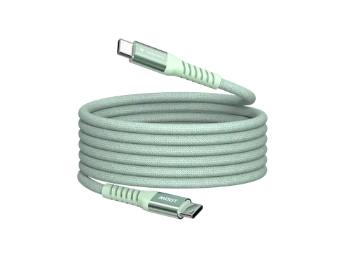 S+C Magnetische Usb-C Kabel groen 100W 31855 480Mbps 1.20m
