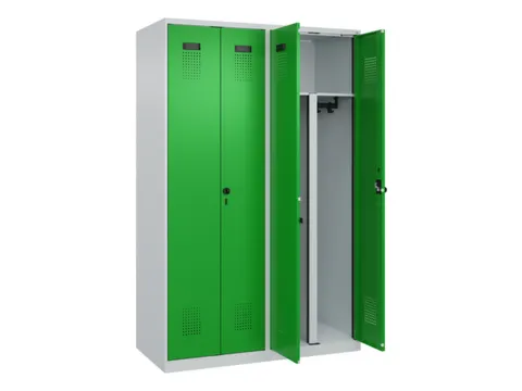 PBM-locker,HxBxD 1850x1200x500mm,4vak,vak B 300mm,draaigrendel