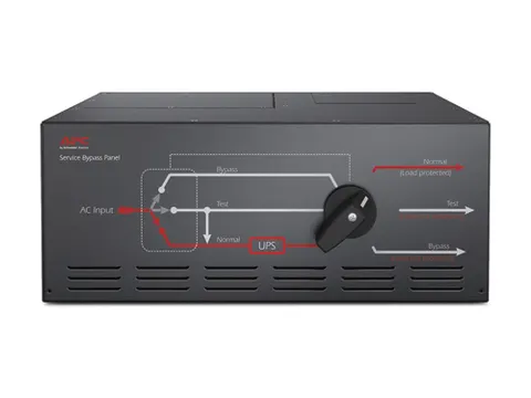APC Service Bypass Panel 230V 125A HW input IEC-320 output (8) C19