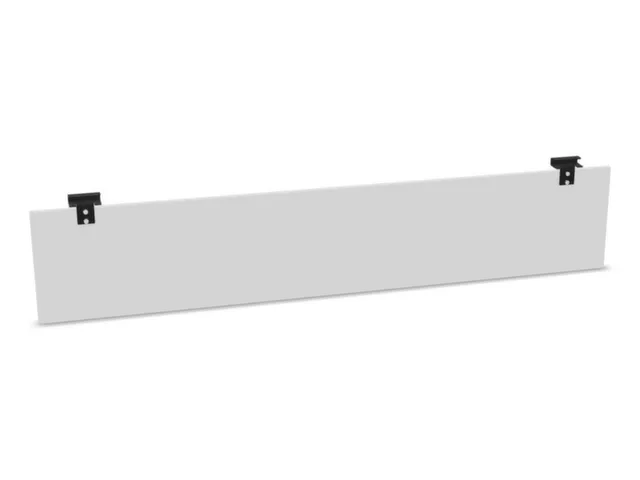paneel voor knieën,v. in hgte. verst. bureau,B 1800mm,Bl-wit