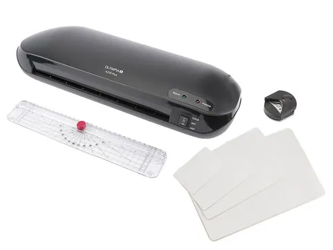 Olympia 4-in-1 Set A4 Laminator Trimmer Hoeksnijder Startset Hoezen