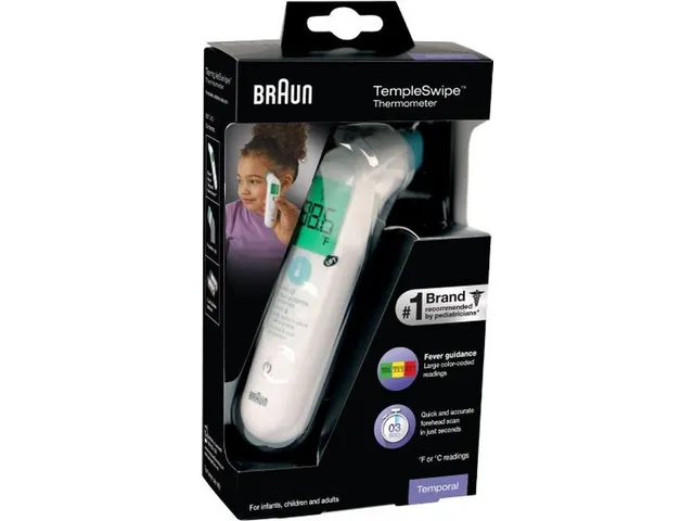 Braun Thermometer Templeswipe Bst200we