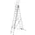 multifunctionele telescoopladder,3x12,sporten,balk L 8,07m,aluminium