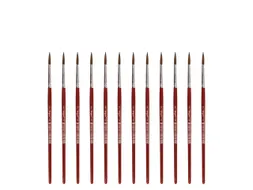 Penseel Kangaro Serie 120 rond Nr. 7 geitenhaar doos 12 stuks