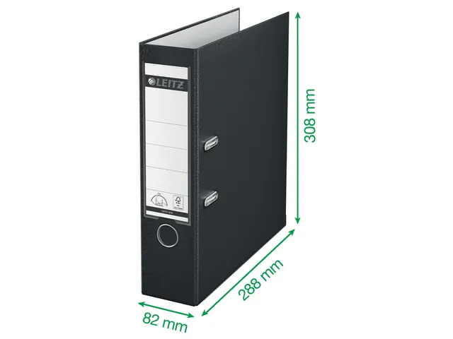 Ordner Leitz 1010 A4 80mm Pp Oranje