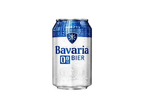 Bier Bavaria 0.0% blik 330ml
