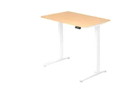 Elektrisch in hgte vst. zit-sta-bureau,HxBxD 650-1290x1200x800mm