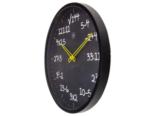 Reken wandkllok - 30cm -Stille klok- Rekenformule design - nXt by NeXt - 3
