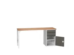 werkbank,HxBxD 930x2000x600mm,multiplexblad,2voeten/1container