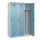 locker voor scheiding van kleding,HxBxD 1850x1200x500mm,3vak