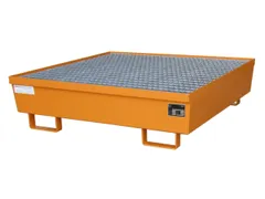 Opvangbak 4x 200l Opvangvol. 245l Oranje 335x 1200x 1200mm Rooster