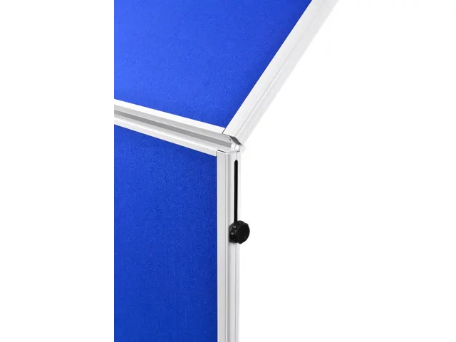 ECONOMY inklapbaar workshopbord blauw 120x150cm vilt