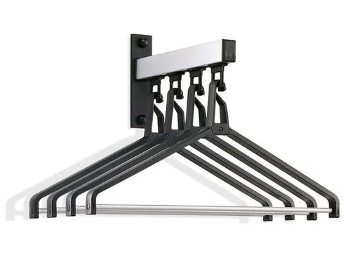 Kledinghangerrail 300x 450x 280mm Met 4 Afneembare Kledinghangers