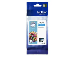 Inktcartridge Brother LC-424C blauw
