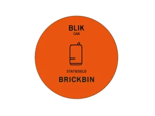 Forex Afvalstroomplaatje Blik - 1