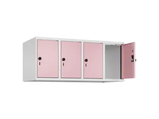 opzetkast,v. locker,4vak.,vak B 300mm,HxBxD 500x1200x500mm - 1
