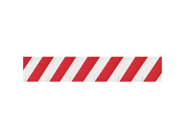 corde de délimitation,a. 1sangle(s),Lxl 3m x50mm,courroie rouge/blanc