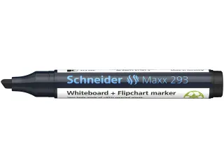 Boardmarker Schneider Maxx 293 beitelpunt 2-5 mm zwart - 4