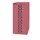 kantoor-ladekast HxBxD 590x279x380mm 10 laden romp + front pink staal