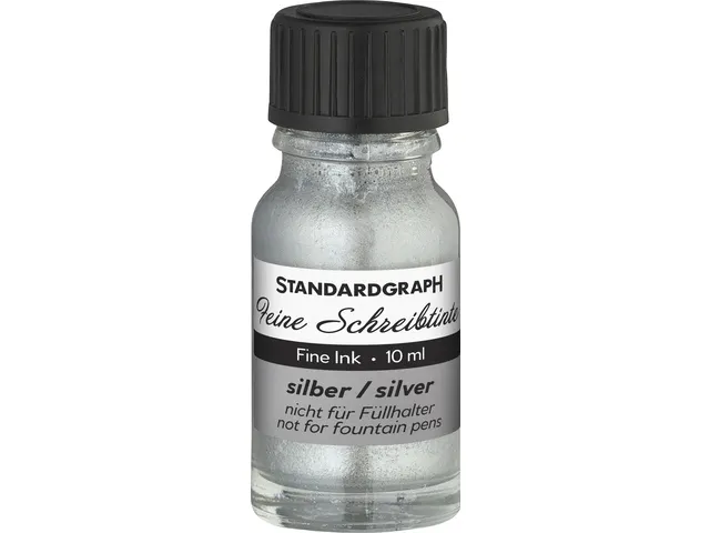 Kalligrafieinkt Inkt Standardgraph 10ml zilver