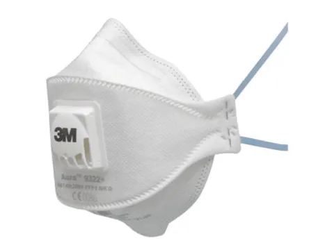 3M Aura 9322+ stofmasker FFP2 NR D met uitademventiel