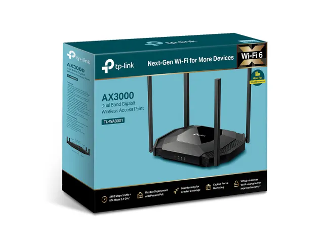 TP-Link TL-WA3001, 2,4 GHz, 5 GHz, 2402 Mbit/s, SNMP, WPA, WPA-Enterpr