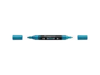 Acrylmarker Faber-Castell Multimark 292 blue metallic - 1