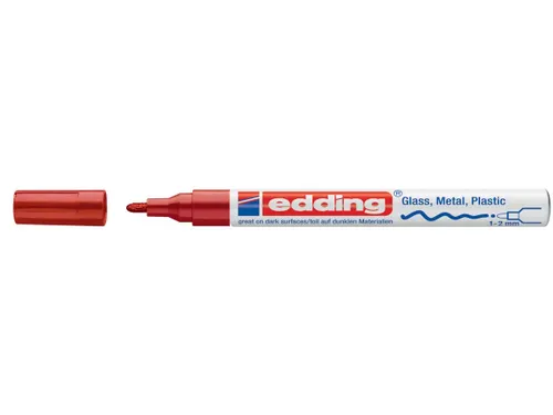 glanslakmarker e-751 CR rood