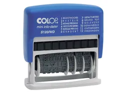 Woord-datumstempel Colop S120 mini info-dater 4mm