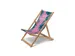 Strandstoel Relax BOLD Geolied beukenhout te personaliseren met print