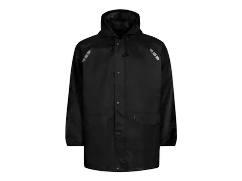 Lyngsøe FOX6048 regenjas, zwart, maat 4XL, per stuk
